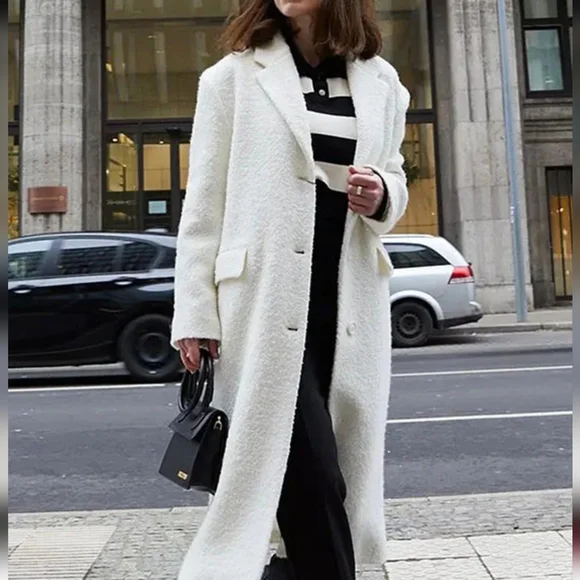 Coats Female Long Sleeves Keep Warm With Button Woman New In Coats